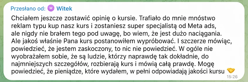 Opinia ucznia 9